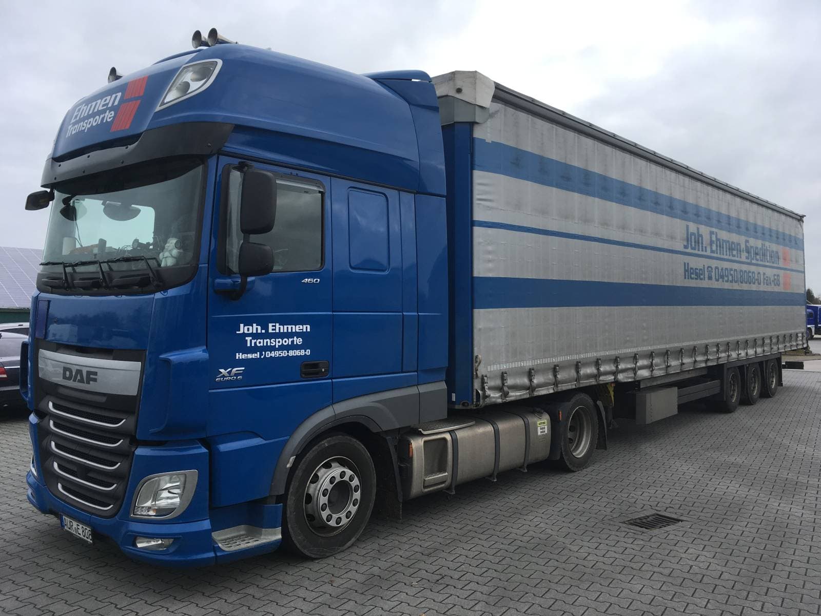 Planensattelzug von Ehmen Transporte